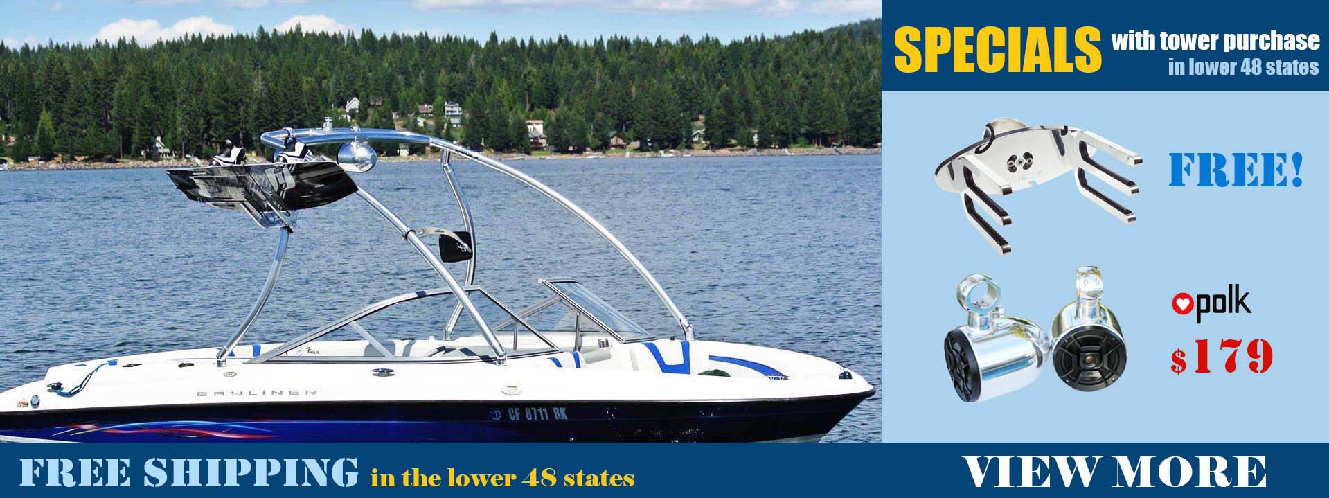 To Origin Wakeboard Towers