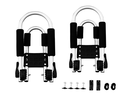 J Bar Rooftop Car Rack in Pair for Kayak Canoe SUP