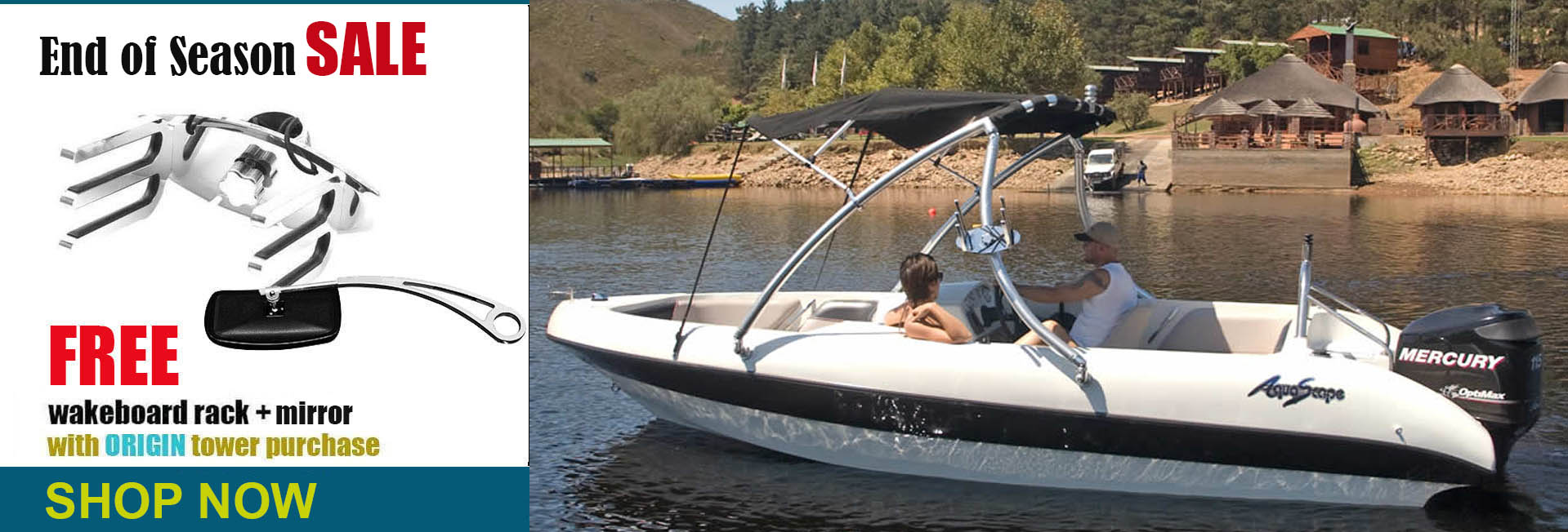 thumbnail image 2 of ORIGIN Angle-Free Wakeboard Tower Rack For Boat - Black Coated Universal Fit 2 of 6